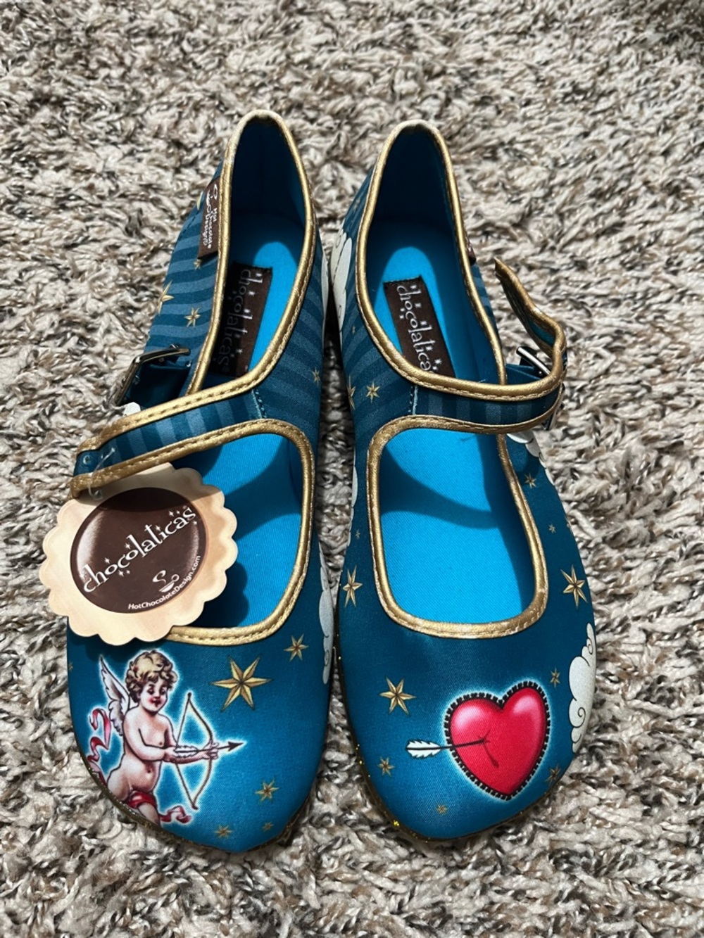 Hot Chocolate Design Chocolaticas: Cupid Flats - size  35 Europe 5 USA